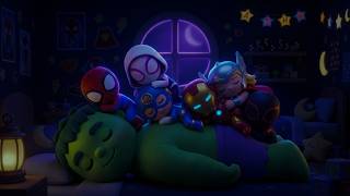 Spider-Man & Avengers Relaxing Sleep Music on Giant Hulk | Calm Superhero Lullaby | No ADS screenshot 5