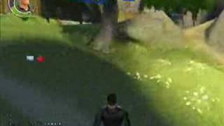 Funny Battlefield Heroes bug parachuting