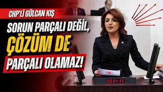 CHP’li Gülcan Kış: “Sorun parçalı değil, çözüm de parçalı olamaz” @Nilradyotv C