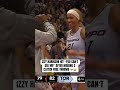 Izzy Harrison was hype after hitting her two free throws 😂