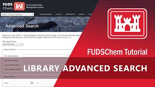 Library Advanced Search - FUDSChem