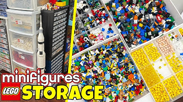 My LEGO Minifigure Parts Collection Tour & Storage