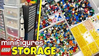 My LEGO Minifigure Parts Collection Tour & Storage