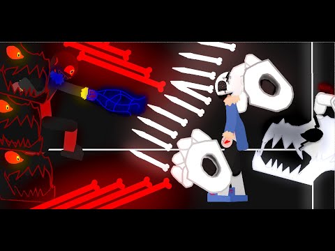 LastBreath!Sans vs Error!Sans (Animation) (Flash Light Warning)