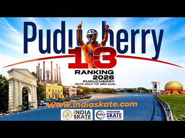 13TH RANKING OPEN NATIONAL SPEED SKATING CHAMPIONSHIP 2026 PONDICHERRY - DAY - 4