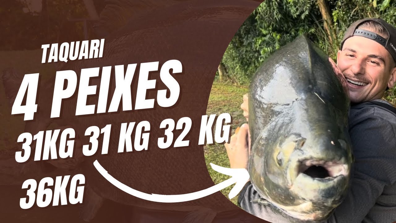Pescaria Taquari 4 Tambacus 30KG ↑