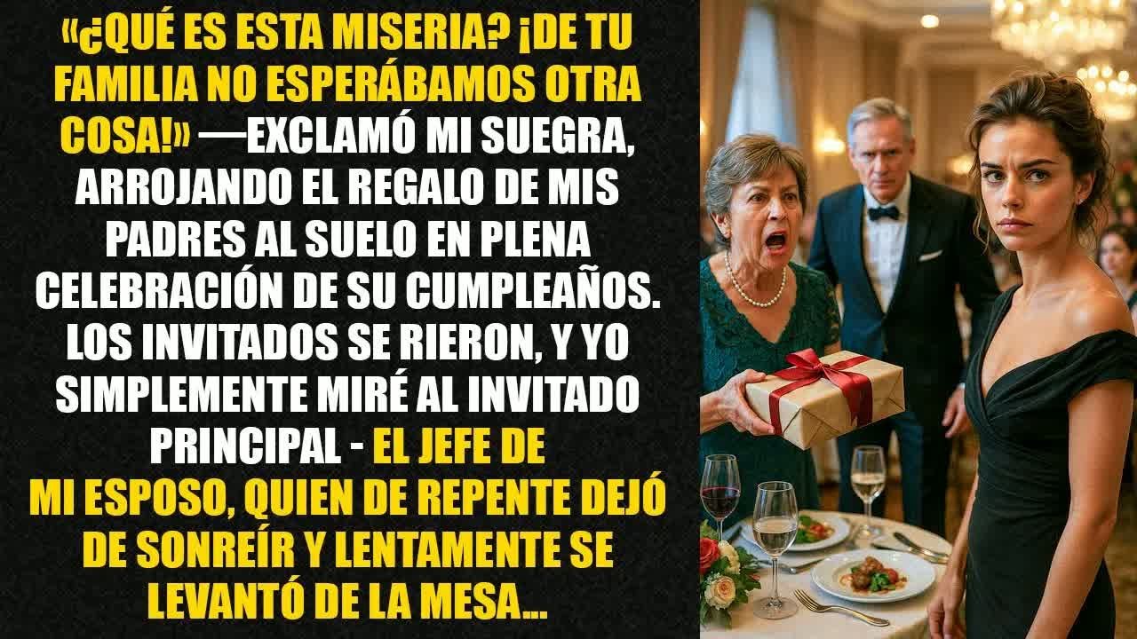 «¿Qué es esta miseria? ¡De tu familia no esperábamos otra cosa!» — exclamó mi suegra...