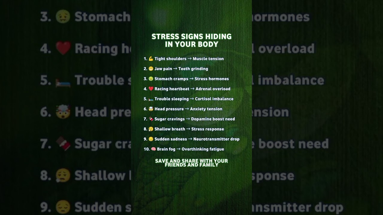 10 Hidden Stress Signs Your Body Is Trying to Warn You About