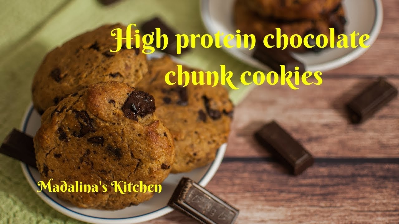 High protein chocolate chip cookies// Oil free// VEGAN YouTube