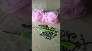 Crochet hair clip crochet diycrafts crochethairclip