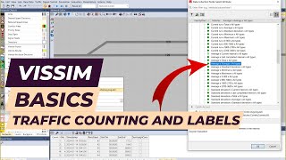 Vissim Tutorial - Traffic counting and labels