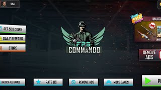 COMMANDO SHOOTING GAME. screenshot 1
