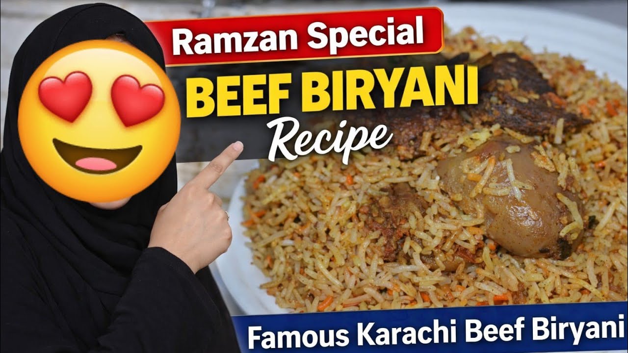 Beef Biryani | Karachi Style Ramzan Special
