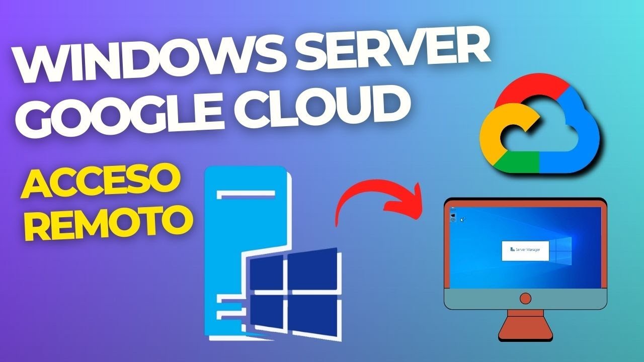 ✅ Instala Windows Server Desde Google Cloud Platform y Accede Via Remota | FACIL Y RAPIDO!