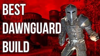 Best Dawnguard Build The Vampire Hunter Skyrim Builds Youtube