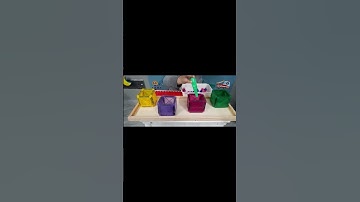 Color Sorting Activity for Toddlers | Pom Pom Fun #pompom #colours #toddlerlearning #finemotorskills