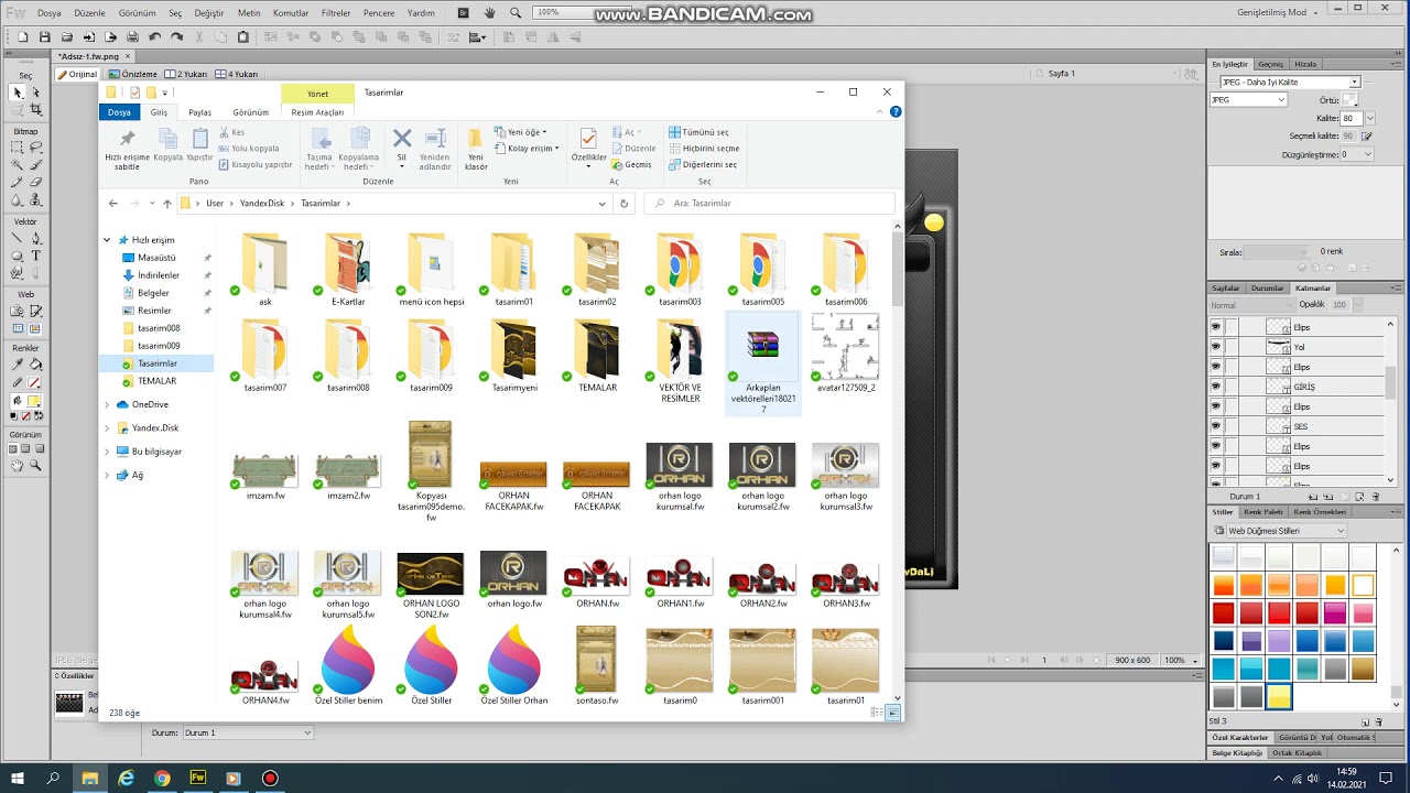 Adobe Fireworks Cs6 Flatcast Tema Çalışması 2