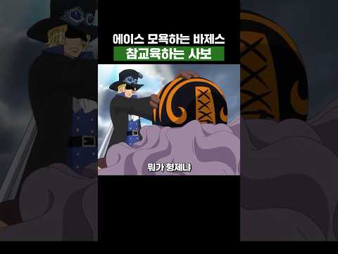 원피스) 에이스 모욕하는 바제스 참교육하는 사보 #원피스 thumbnail