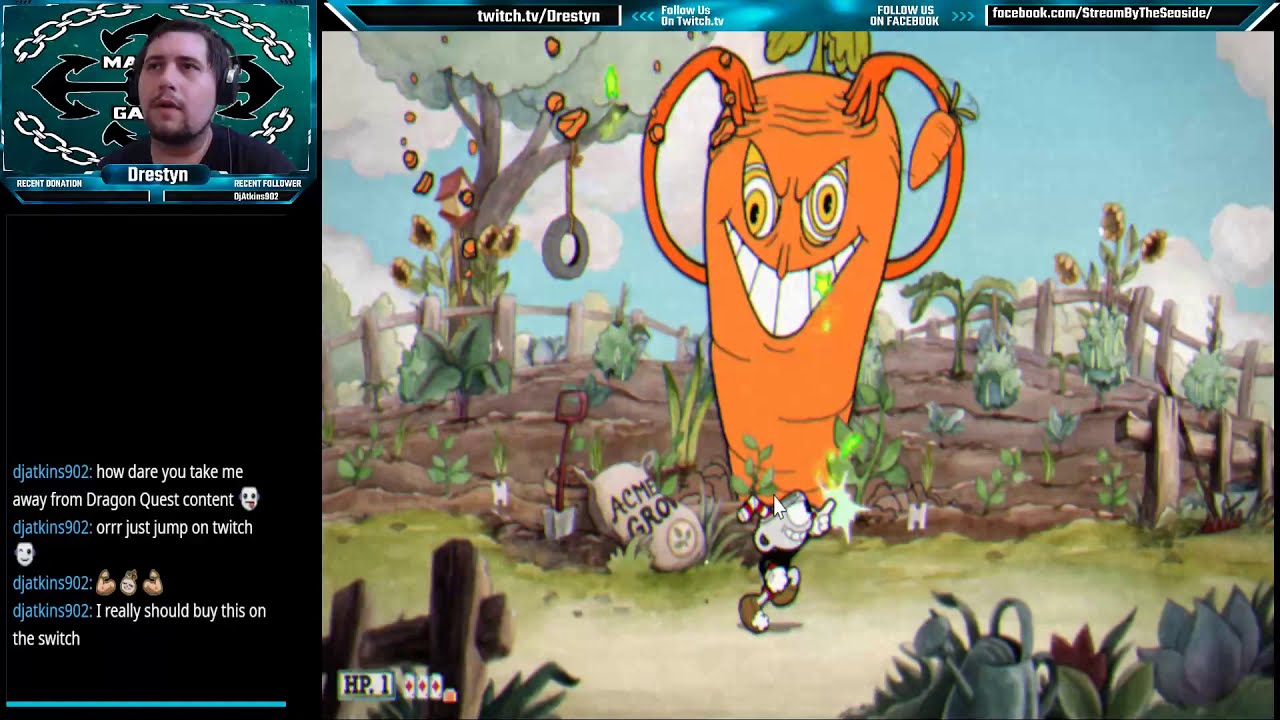 Jun 25, 2019- Cuphead (Raw Stream Footage - Maritime Gaming - Drestyn)