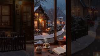 Good Mood Smooth Winter Christmas ⛄ #christmas #snowfall #cafe #winter