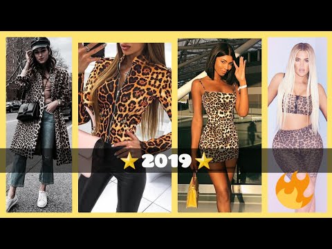 Video: Estampado de leopardo de moda en ropa 2019