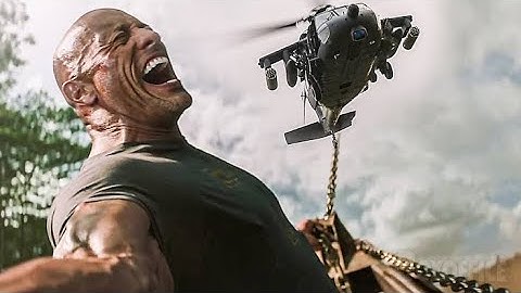Dwayne Johnson Brings Down a Helicopter | :Fast and Furious: Hobbs & Shaw in Hindi|All Action