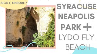 Neapolis Archaeological Park and Lido fly beach, Syracuse, Sicily