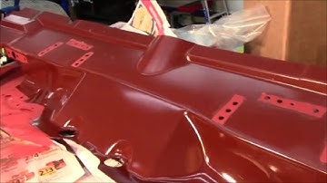 1972 Camaro Project Overkill Crossrail Welding Prep