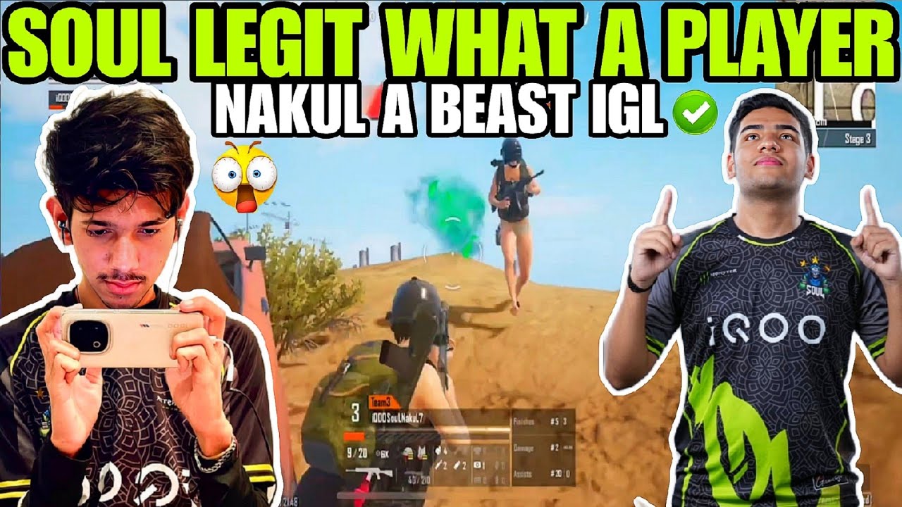 iQOOSouL Legit & Goblin Playing Like Chinese Player 🚨 Legit Solo 9 Finishes In Scrims 🔥 SouL New IGL