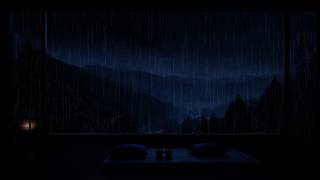Midnight Rain on the Window 🌧️ (No Ads) | Relaxing Ambience for Deep Sleep