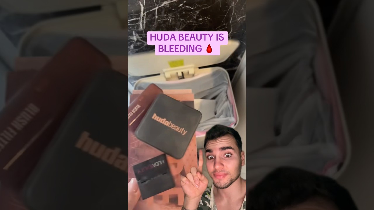 Huda beauty is bleeding😱🩸