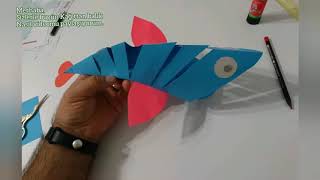 Kağıttan Kolay Balık Yapımı | Yeni Başlayanlara Origami | Origami fish | Easy Origami Tutorial