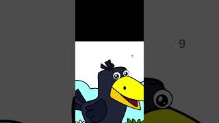 Crow colouring page.#crow#drawing#shortsvideo