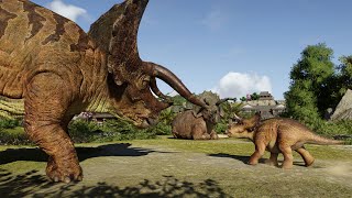 On crée notre PARC pour DINOSAURE ensemble ! 🦖 | Live Bac à Sable Jurassic World Evolution 3 screenshot 3