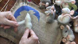 Me and my shadow: How to make simple felt mice