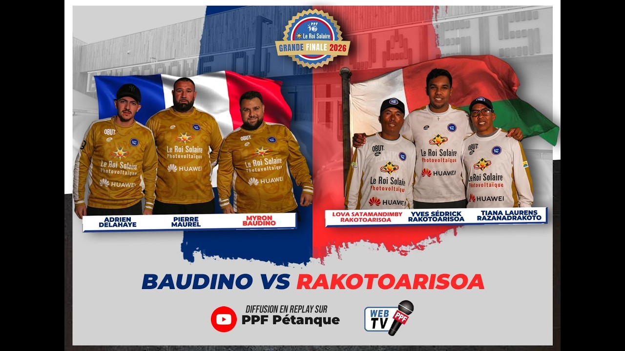Miniature : GRANDE FINALE PPF 2026 - MESSIEURS - QUART DE FINALE : BAUDINO vs RAKOTOARISOA