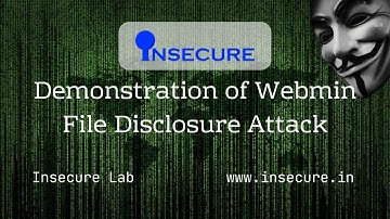 Demonstration of Webmin File Disclosure Attack