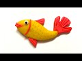 Clay Art How To Make Fish Model Craft Tutorial Easy DIY 