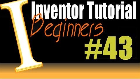 43 AutoDesk beginner Tutorial: Hole