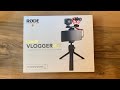 Dballage du kit rode vlogger et premires impressions