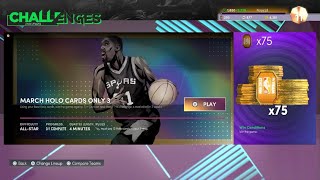 NBA 2K22 MyTEAM Skills Challenges - March Holo Cards Only 3