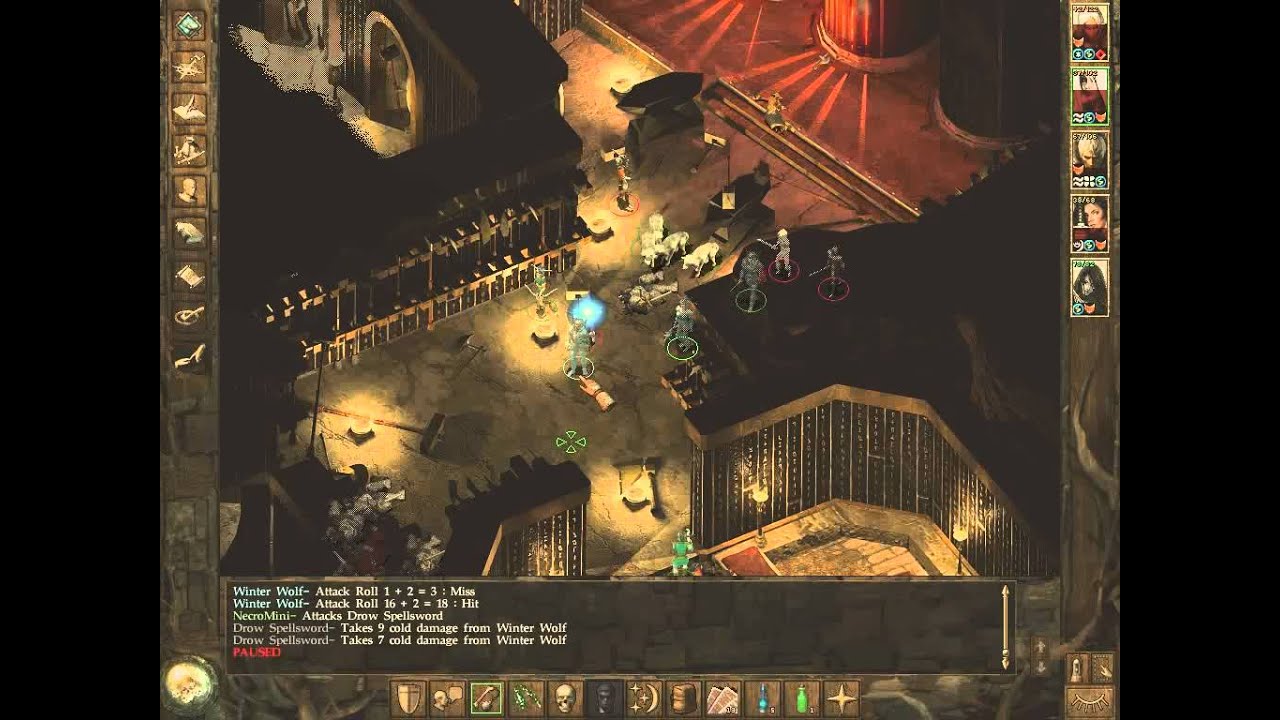 Icewind Dale LP 021 Chapter Four, Dorn's Deep, Saablic Tan, orogs, myconids, ettins, ors, drows