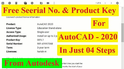 How do I change my AutoCAD product key and serial number?