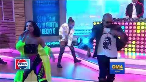 Sean Paul, David Guetta - Mad Love Feat  Becky G  (Live at GMA)
