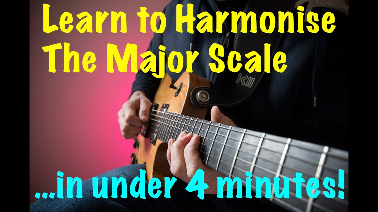 Guitar Theory Part 5: harmonising the major scale - YouTube