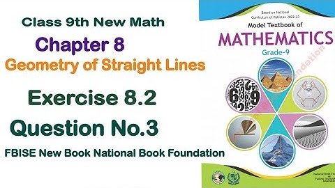 Exercise 8.2 class 9 NBF |Ex 8.2 class 9 NBF | National book foundation | Fbise Math