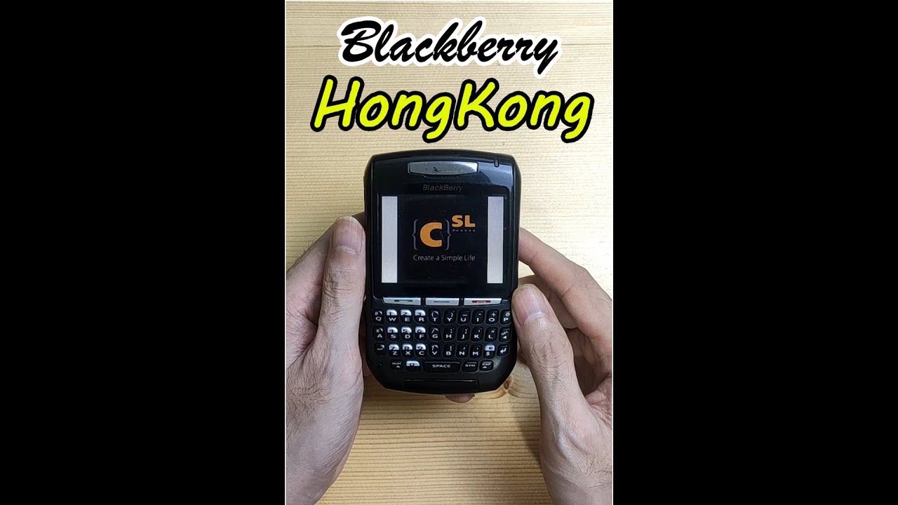 Blackberry 8707g CSL HongKong - A short preview 