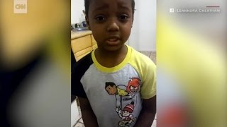 Boy's plea to end gun violence goes viral