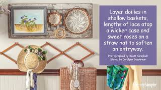 8 Fresh Spring Decorating Displays | A Country Sampler Design Tutorial