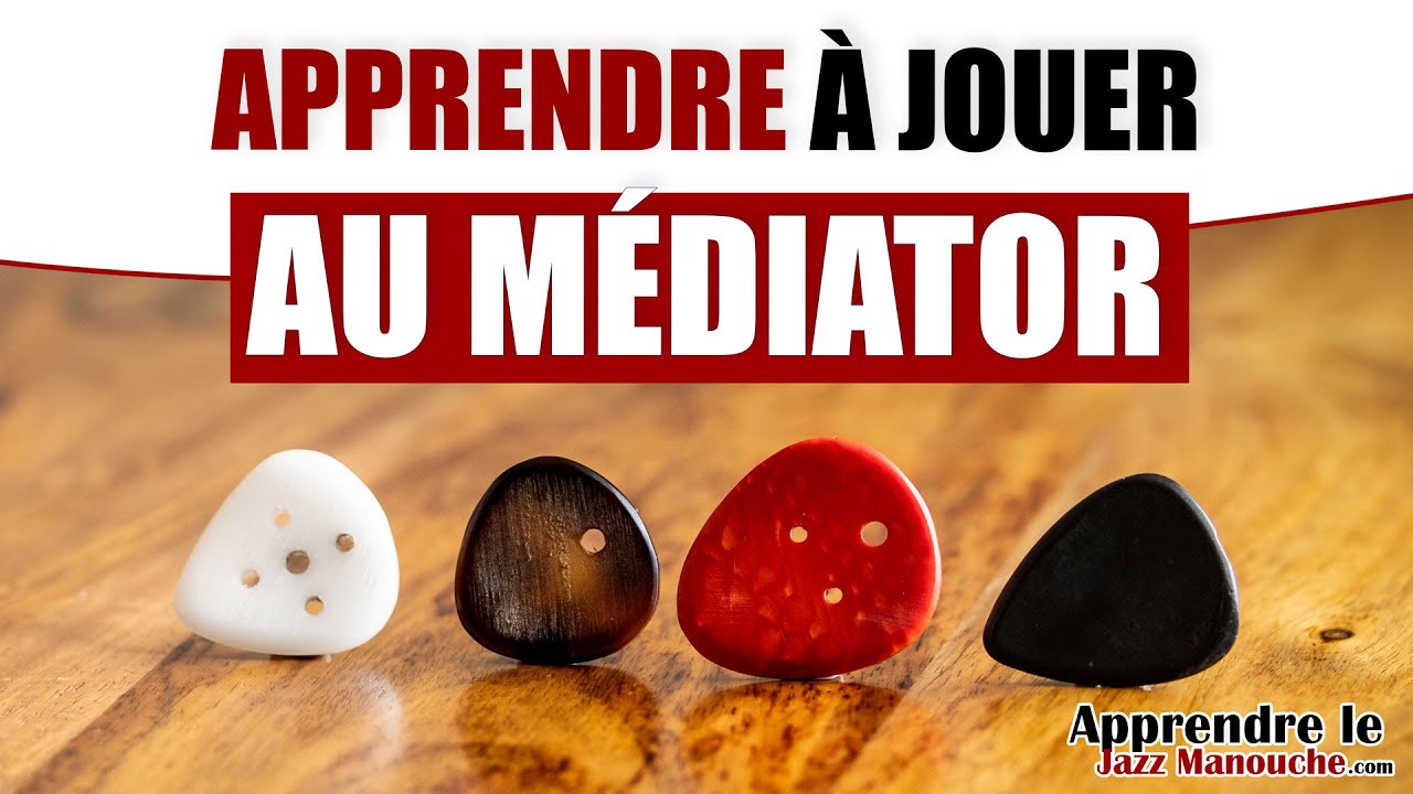 Comment tenir son médiator?